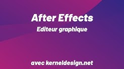Editeur graphique Adobe After Effects