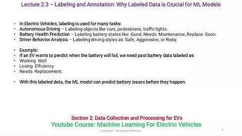 Lecture 2.3  Labeling and Annotation Why Labeled Data is Crucial for ML Models