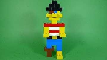 How To Build Lego PIRATE - 6177 LEGO® Basic Bricks Deluxe Projects