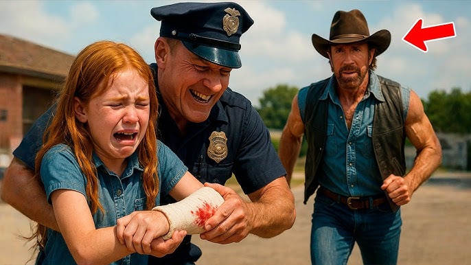 A Cop Broke a Girl’s Arm Not Knowing Her Father Was Chuck Norris...