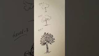 What Is your Level of TREE #drawing #art #shorts #viral #trending #tutorial