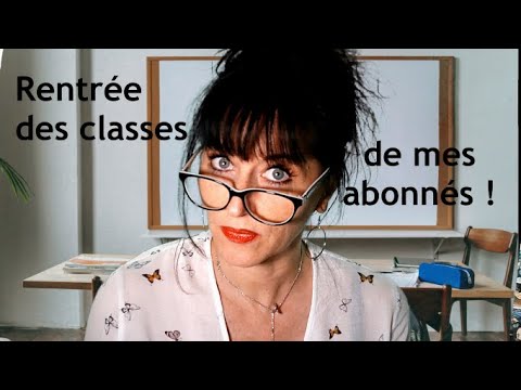 Rentrée des classes de mes abonnés ! Serez-vous dans la mienne ?? Roleplay prof sévère