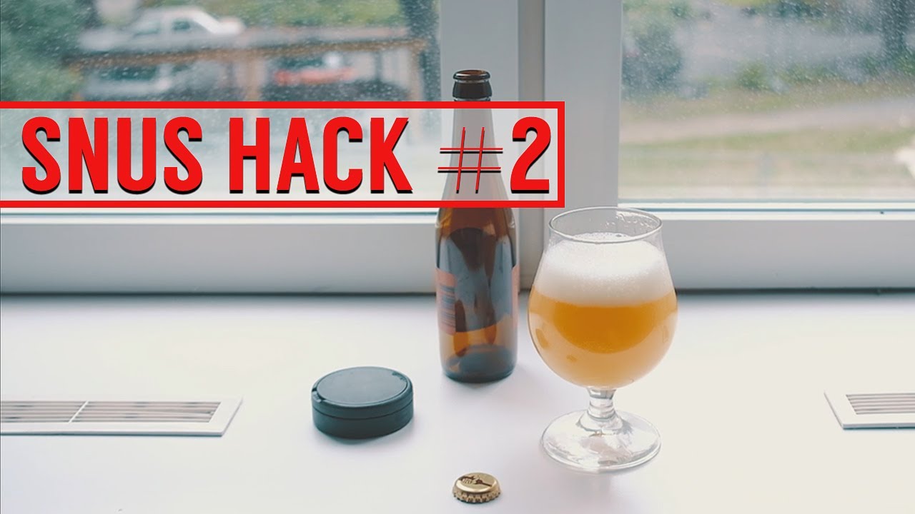 Snus Hacks How to use snus can as a bottle opener