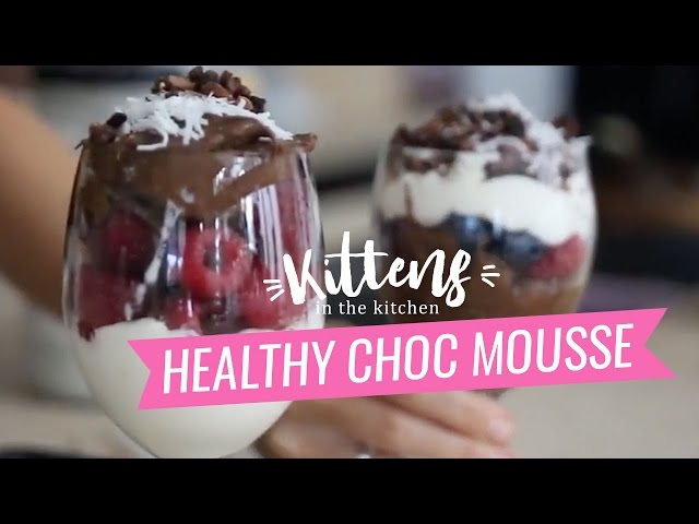 Healthy Chocolate Mousse | Kittens Kitchen