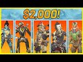 MY $2,000+ SKIN SHOWCASE in Apex Legends...