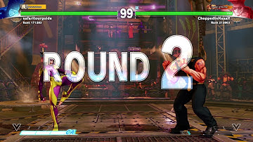 STREET FIGHTER V Guile vs Juri