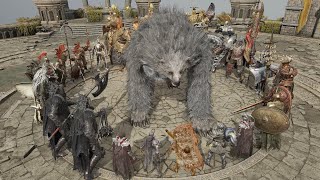 Strongest Runebear Vs Knights - Elden Ring