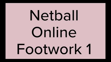 SDC Netball Footwork 1