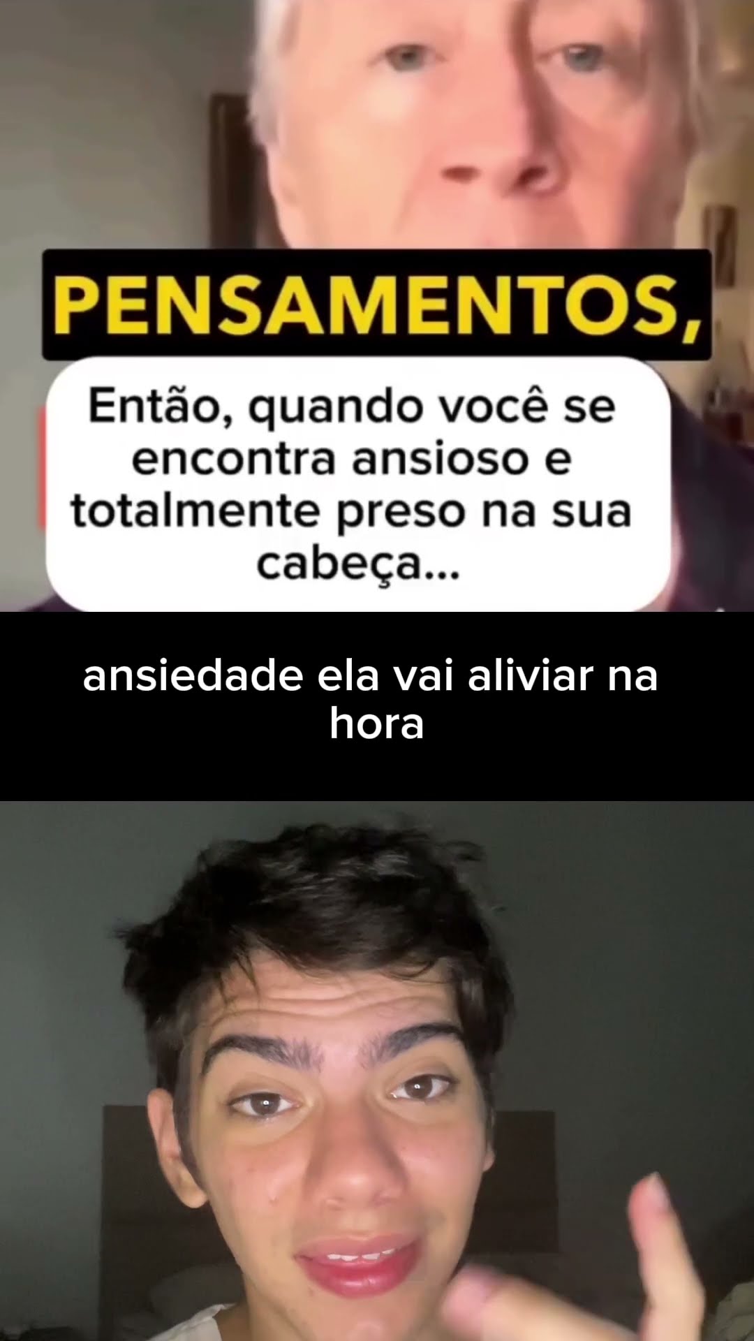 Tampe o olho esquerdo, olhe pra cima e a ansiedade some? ? Testa e me conta se deu certo!