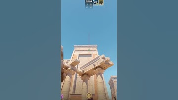 this is a CRAZY ANUBIS temple smoke in cs2