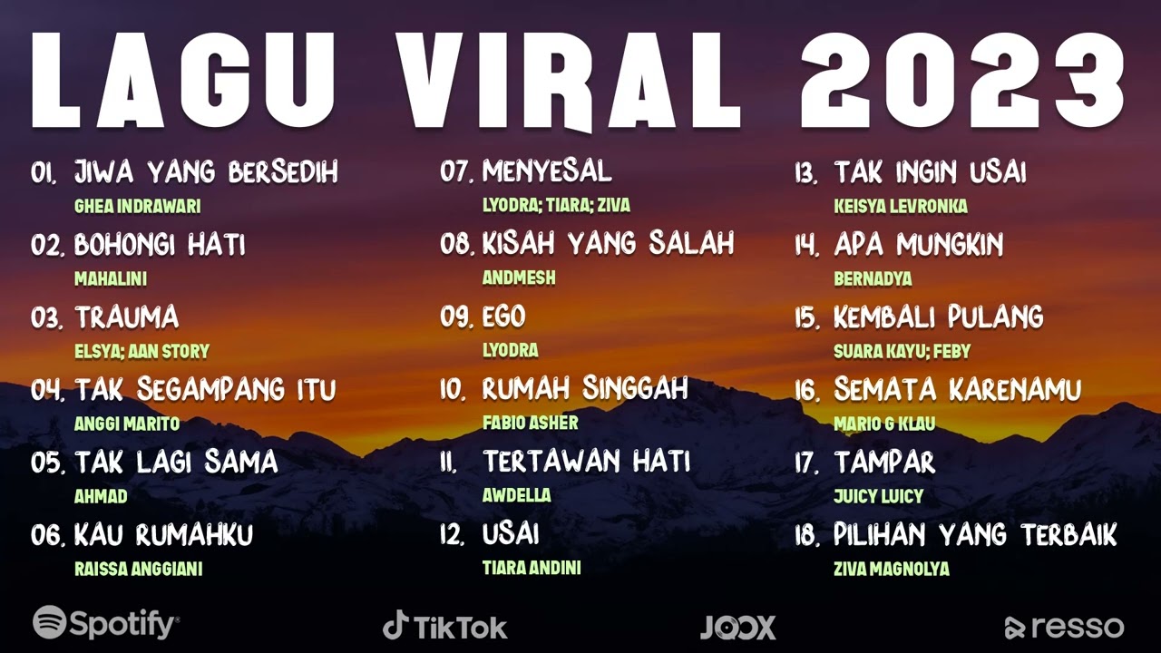 ⁣Lagu Tiktok Viral 2023 - Lagu Indonesia Terbaik 2023 (Lagu Hits 2023)