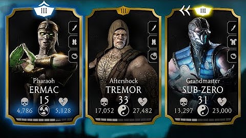 mk mobile: grinding faction wars/leveling up characters