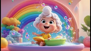 Splish, Splash, A Rainbow Bath Fun Bath Song For Kids Learn Colors & Clean Up