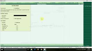 GST - Creating Interstate Purchase Ledger