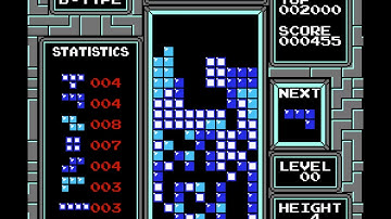 Tetris (NES) - B-Type (Level 0, Height 4)