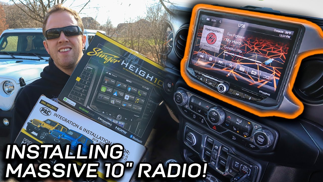 Wrangler JL - DIY Radio Install HEIGH10 - HIGH END Sound & TONS of  features! - YouTube