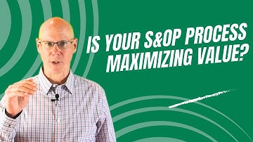 Quantifiable Benefits of S&OP - Part 1: Introduction