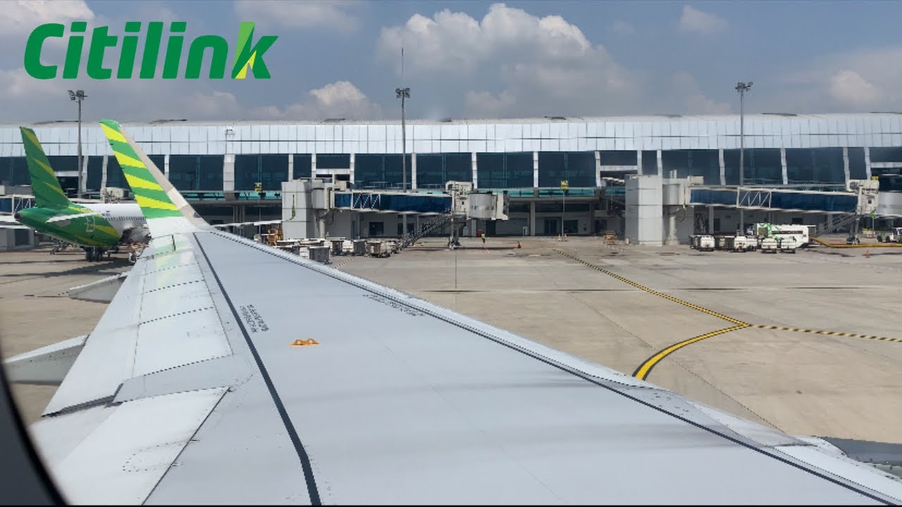 Citilink A320-200 (SL) Full Flight Video: QG972 Jakarta to Pangkalpinang