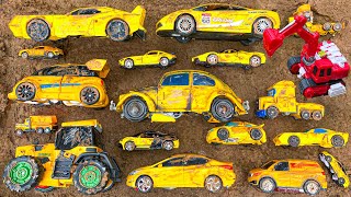 Giải Cứu Bãi Đỗ Xe Ôtô Robot Biến Hình BUMBLEBEE & TOBOT CARBOT: Cần Cẩu Xe Tải Cảnh Sát