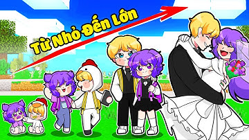 NABEE VÀ TOGA THỬ THÁCH LỚN LÊN CƯỚI NHAU TRONG MINECRAFT*NABEE TỪ NHỎ ĐẾN LỚN 😍👶🤵👰