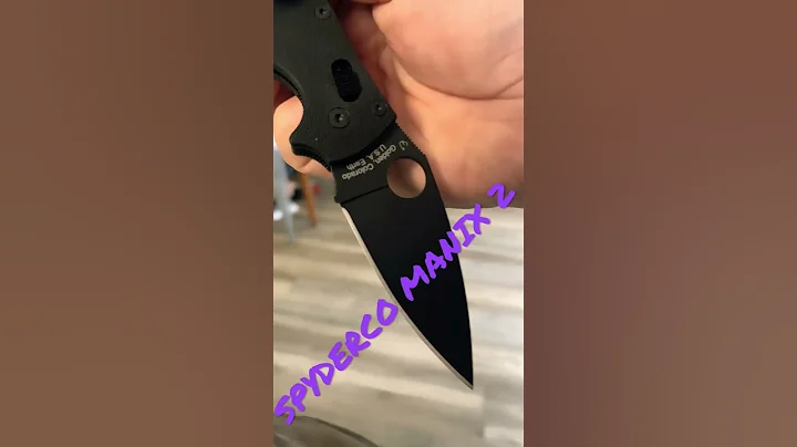 Spyderco manix 2 #knife #blade #edcgear #camping #tools #edc #spyderco #spydercoknives #knifeskills