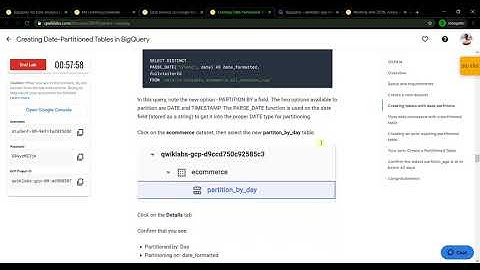 Creating Date Partitioned Tables in BigQuery
