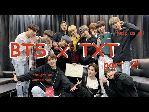 don't put bts & txt in the same room the sequel