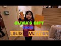 Olivia's gift  from Louis Vuitton