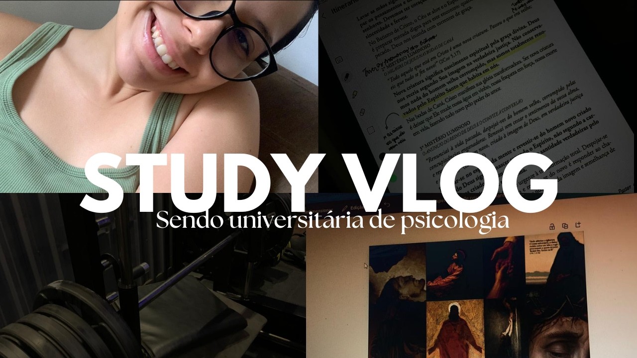 STUDY VLOG | Faculdade + Feriado: Como dei conta de tudo sem surtar