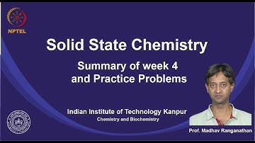 noc19-cy16 Lecture 20-Summary of Week 4, Practice Problems