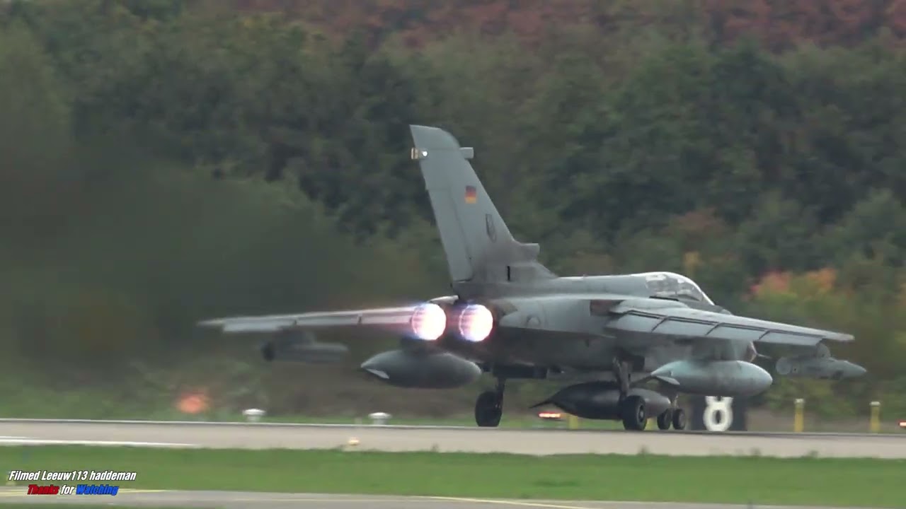 Dutch F-35 Fighter Jets and Tornado aircraft in Nato's Exercise steadfast noon - Volkel Airbase