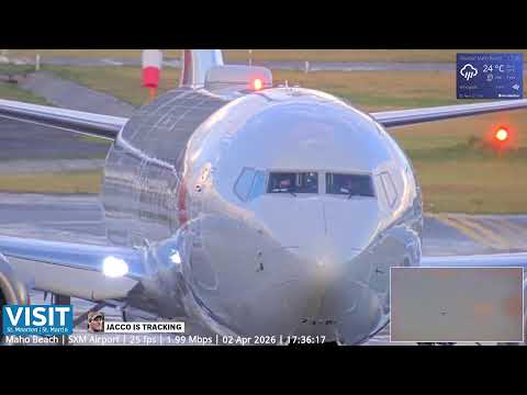 LIVE SXM Airport April 2 ✈️ -  Maho Beach Sint Maarten