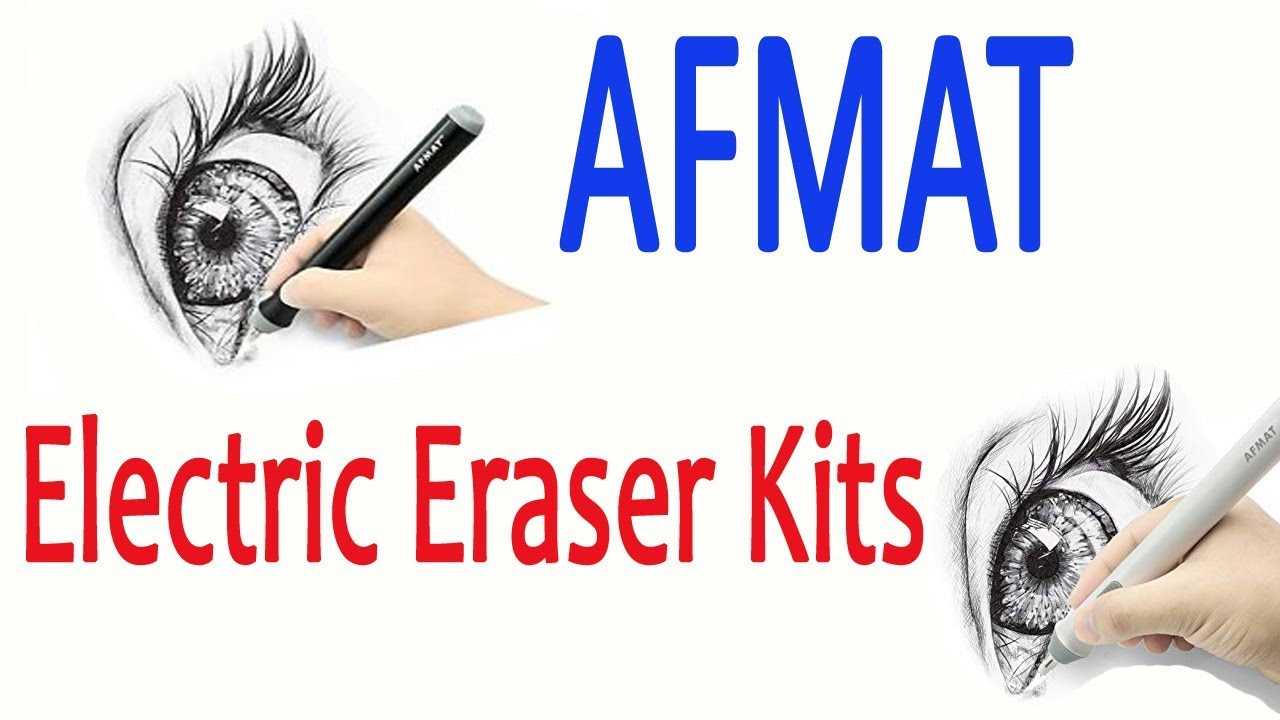 AFMAT Electric Eraser for Artists, 140 Eraser Refills, Rechargeable  Electric Eraser for Drawing, Artist Eraser Rechargeable for Drafting,  Painting