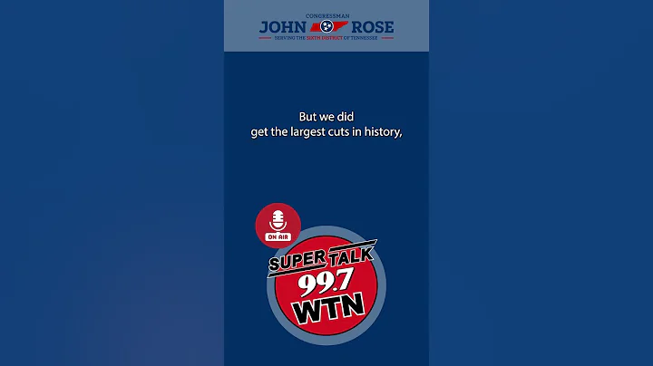 Rep. Rose Highlights Historic Spending Cuts Included in OB3