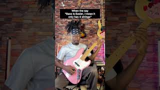 When They Say Bass Is Easier Cause It has 4 Strings #bass #fleetwoodmac