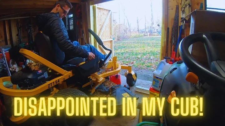 Disappointed In My Cub Cadet ZT1 After 3 Years of Ownership - Steering Adjustment