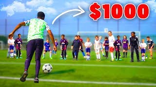 I Challenged KID Footballers To a CRAZY Football Competition