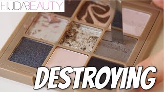 Destroying The Huda Beauty Creamy Obsessions Palette | THE MAKEUP BREAKUP screenshot 4