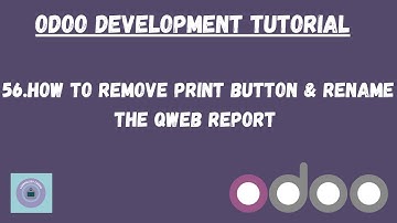 How to remove print button & rename qweb report | odoo Tutorial in Hindi | Learnology Coding