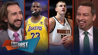 Lakers face Pelicans in Play-In \& Mavs, Thunder threaten Nuggets out West | NBA | FIRST THINGS FIRST