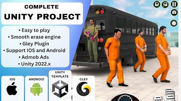 Unity source code: Prison Bus Simulator simulation ( Unity + Gley)