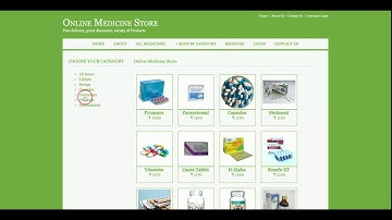 Online Medicine Store | Java JSP Servlet Project | Java JSP CRUD Project