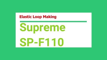 Supreme Double Position Elastic Joining Machine SP-F110