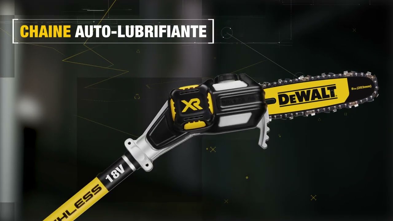 Elagueuse sur perche DEWALT DCMPS567N-XJ 18V (machine nue)