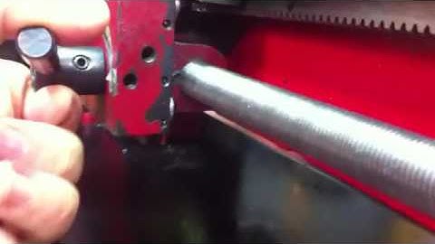 17 Half nut engagement