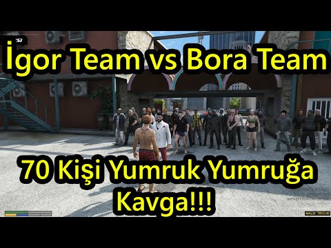 EightbornV İgor Team vs Bora Team!! - Motel'de 70 Kişi Yumruk Yumruğa Kavga!! - EightbornV Bakımda