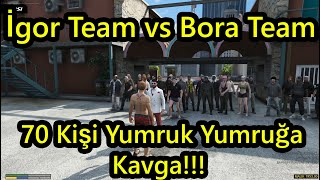 EightbornV İgor Team vs Bora Team!! - Motel'de 70 Kişi Yumruk Yumruğa Kavga!! - EightbornV Bakımda