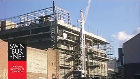 Preparation of future Swinburne Library site, circa 1970