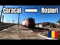 Caracal to RosioriNord by TrainPeaceful Romanian Landscapes#traintravel #calatoriicutrenul #tren