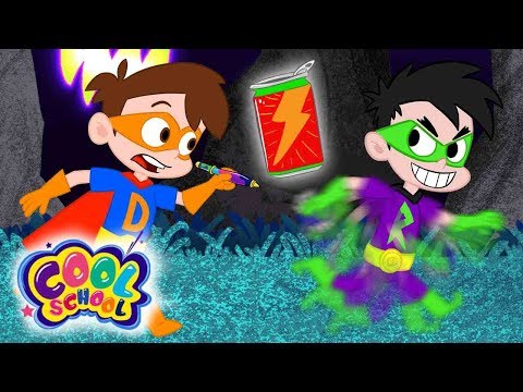 Ray Blank Gives Everyone SPEED SODA! | A Stupendous Drew Pendous Superhero Story! | Cool School